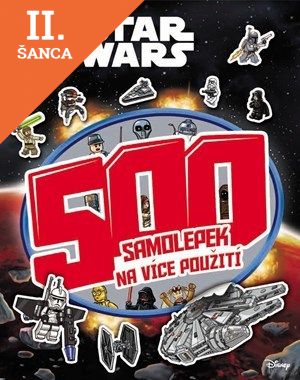 Lacná kniha Lego Star Wars 500 znovupoužitelných samolepek