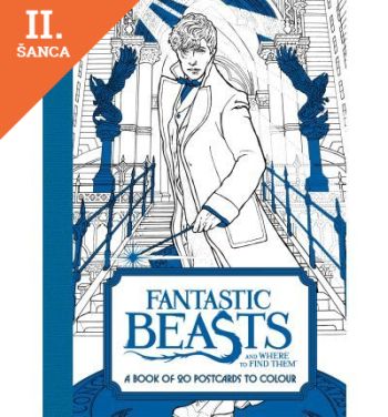 Lacná kniha Fantastic Beasts and Where to Find Them: A Book of 20 Postcards to Colour