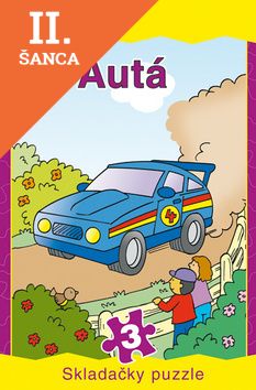 Lacná kniha Autá - Skladačky puzzle