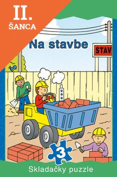 Lacná kniha Na stavbe - Skladačky puzzle