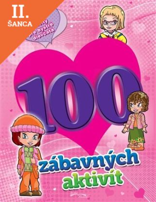 Lacná kniha 100 zábavných aktivít - dievčatá
