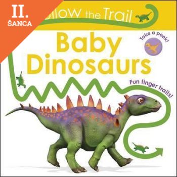 Lacná kniha Follow the Trail Baby Dinosaurs
