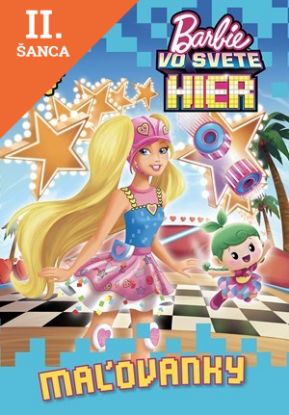 Lacná kniha Barbie vo svete hier - Maľovanky