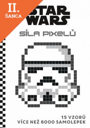 Lacná kniha Star Wars - Pixelové samolepky