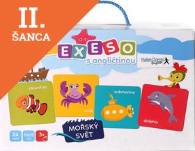Lacná hra Pexeso s angličtinou Morský svet