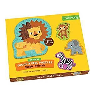 My First Touch & Feel Jungle Animals Puzzles