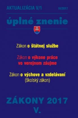 Zákony 2017 V. aktualizácia V 1