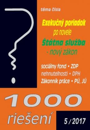 1000 riešení 5 2017