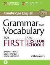 Grammar and Vocabulary for First and First for Schools with answers