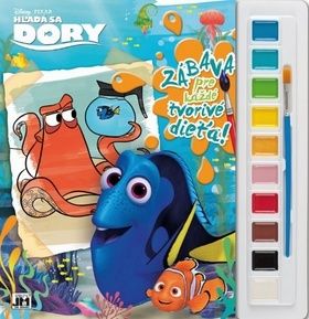 Hľadá sa Dory Vymaľovánky s vodovými farbami