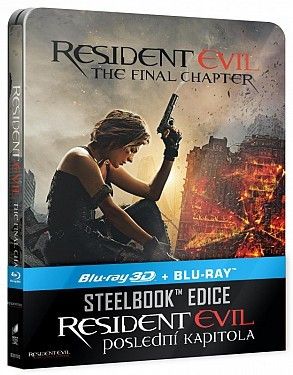 Resident Evil - Poslední kapitola steelbook 3D + 2D