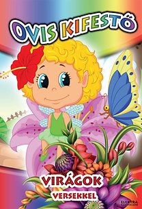 Virágok versekkel - Ovis kifestő