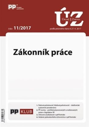 UZZ 11 2017 Zákonník práce