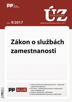 UZZ 9 2017 Zákon o službách zamestnanosti