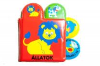 Állatok - Színes-csipogós fürdőkönyv
