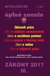 Zákony 2017 III. aktualizácia III 2