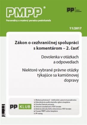 PMPP 11 2017 Zákon o cezhraničnej spolupráci s komentárom - 2.časť