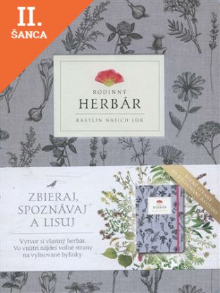 Lacná kniha Rodinný herbár rastlín našich lúk s červenou stužkou
