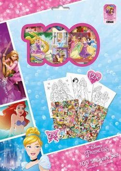 Disney Princezné - 100 Stickers Set