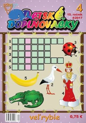 Detské doplňovačky 4 2017 veľrybie