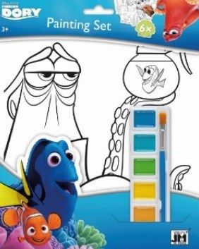 Dory - Vymaľovanková súprava A4