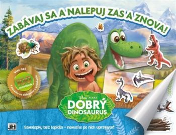 Zabávaj sa a nalepuj zas a znova! Dobrý dinosaurus