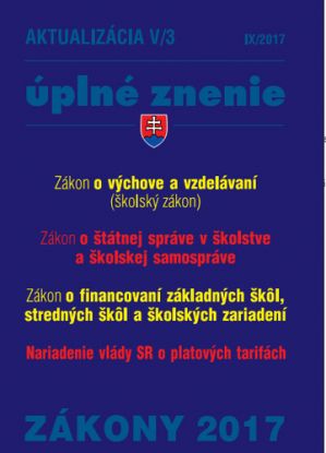 Zákony 2017 V. aktualizácia V 3