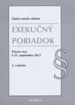 Exekučný poriadok. Úzz, 2. vydanie., 2017