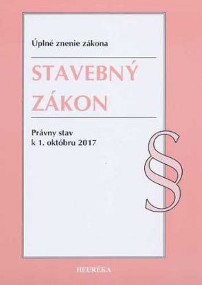 Stavebný zákon. Úzz, 2017
