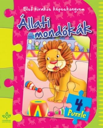 Első kirakós képeskönyvem - Állati mondókák + 4 puzzle