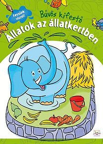 Állatok az állatkertben - Bűvös kifestő