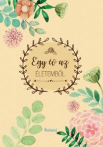 Egy év az életemből naplókönyv -  sárga