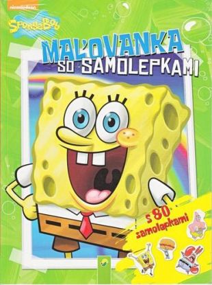 SpongeBob - Maľovanka s 80 samolepkami