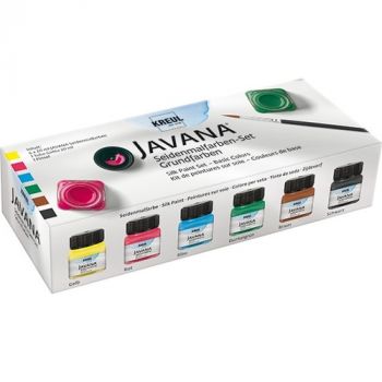 Sada farieb na hodváb Kreul Javana Basic 6x20 ml