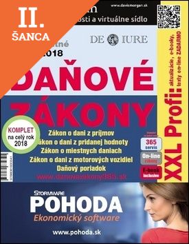 Lacná kniha Daňové zákony 2018