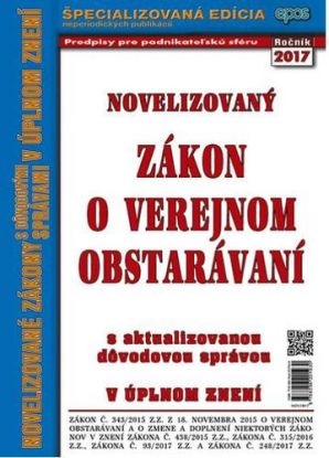 Novelizovaný Zákon o verejnom obstarávaní