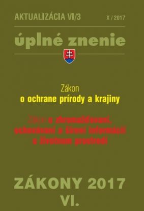 Zákony 2017 VI. aktualizácia VI 3