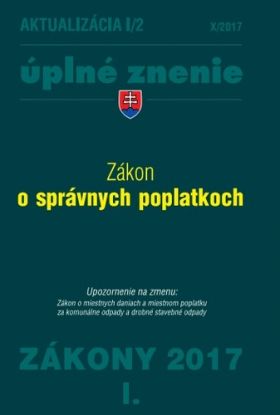 Zákony 2017 I. aktualizácia I 2