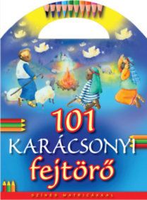 101 karácsonyi fejtörő - Színes matricákkal