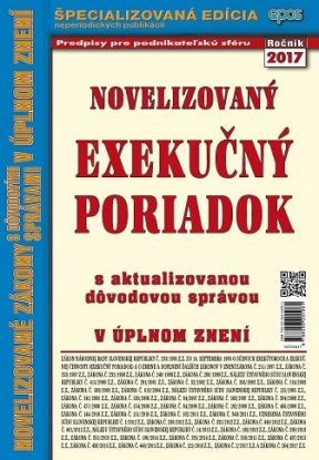 Novelizovaný exekučný poriadok 24/2017