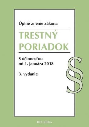 Trestný poriadok Úzz, 3. vydanie, 2018