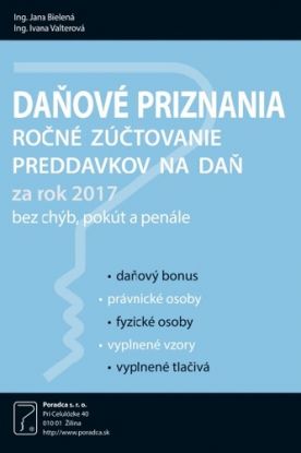 Daňové priznania za rok 2017