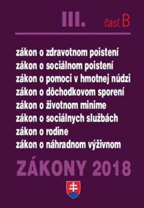 Zákony 2018 III B