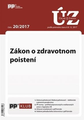 UZZ 20 2017 Zákon o zdravotnom poistení