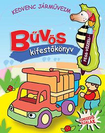 Bűvös kifestőkönyv - Kedvenc járműveim - Színesedő oldalak