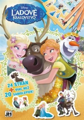 Ľadové kráľovstvo 24 strán + viac než 20 samolepiek!