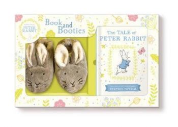 Tale of Peter Rabbit Book and First Booties Gift Set