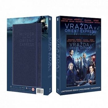 Vražda v Orient expresu (2017) limitovaná edice moleskine  BD
