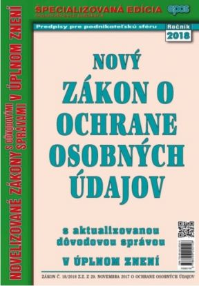 Nový zákon o ochrane osobných údajov 7 2018