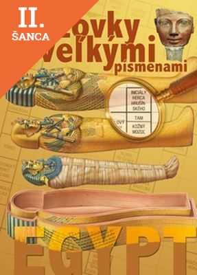 Lacná kniha Krížovky s veľkými písmenami EGYPT